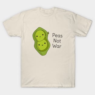 Funny Peas Pun - Peas Not War T-Shirt